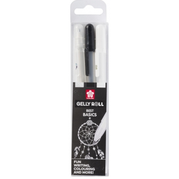 Sakura® Gelly Roll® mix Clear Black White  - sada 3 ks.